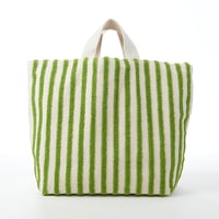 beej_LoopStripeboxTotebag#Tendergreen