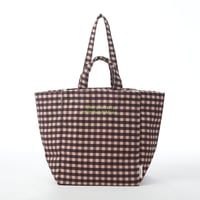 beej_GinghamCheckTotebag#Black