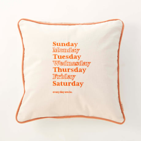 beej_Velour Piping Cushion cover_orange
