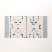 beej_Woven Rug_ruins_blue