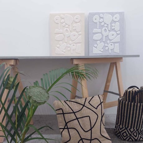 beej_Loop EMB wall art_gray