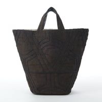 beej_dolly emb totebag#BROWN