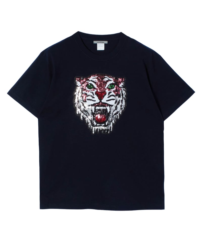 GUCCI タイガーグラフィック Tシャツ Sサイズ ネイビー