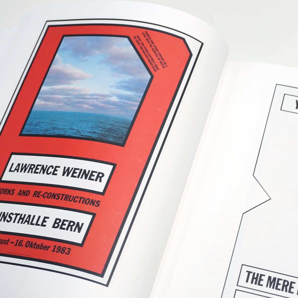【残1枚】ローレンス・ウェイナー 海外ポスター① Lawrence Weiner アメリカのコンセプチュアルアーティスト、Lawrence Weiner