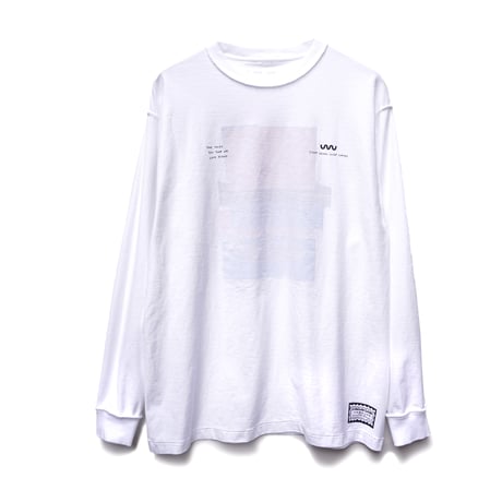 SGSC river L/S Tee White