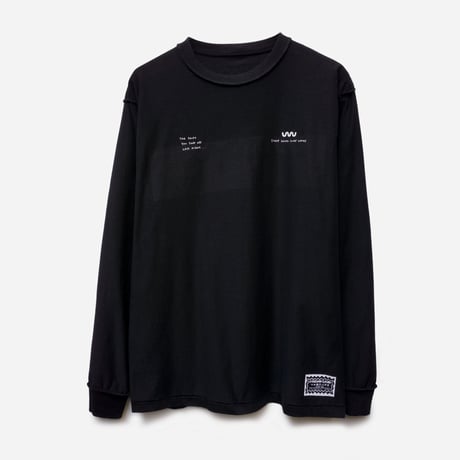 SGSC CULTIVATE L/S Tee Black