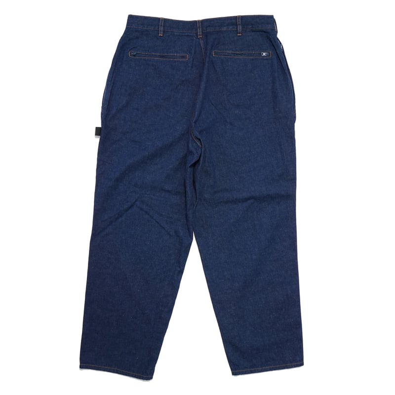 BROCHURE 25ss 1P ダメージ加工 DENIM ブルー L BROCHURE 25ss 1P ダメージ加工 DENIM ブルー L