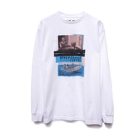 SGSC river L/S Tee White