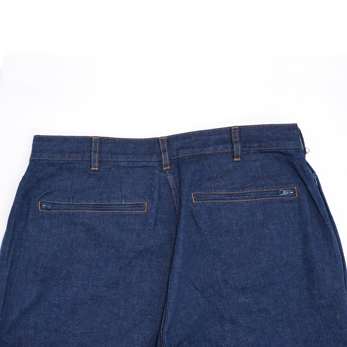 BROCHURE 25ss 1P ダメージ加工 DENIM ブルー L BROCHURE 25ss 1P ダメージ加工 DENIM ブルー L