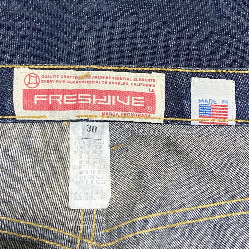 FRESHJIVE】old 5-pocket straight denim pant | P...