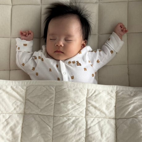 京都府認定商品　PREMIUM　WOOL　FOR　BABY（ﾗｲﾄｳｪｲﾄ掛け＋敷きﾊﾟｯﾄﾞ）