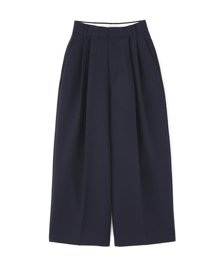 ETRE TOKYO　ダブルクロスハイウエストタックパンツ