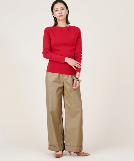 (marmors) boat neck knit pullover