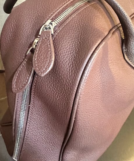 import レザーバッグ　brown