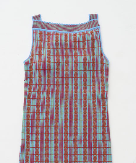 venit RETRO JACQUARD KNIT TANK TOP