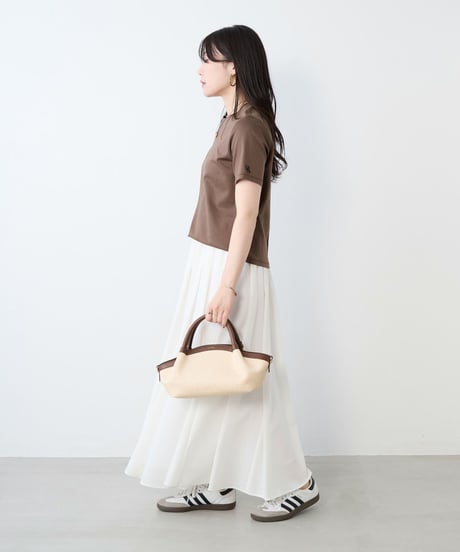 MICA&DEAL 接触冷感/UVカット-ワンポイント刺繍T-shirt
