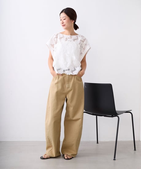 MICA&DEAL　レースポンチョ