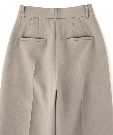 ETRE TOKYO　ダブルクロスハイウエストタックパンツ
