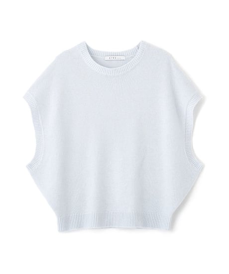 ETRETOKYO　ウールカシミヤスリーブレスニットプルオーバー