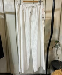 PASSIONE 白ストライプパンツ