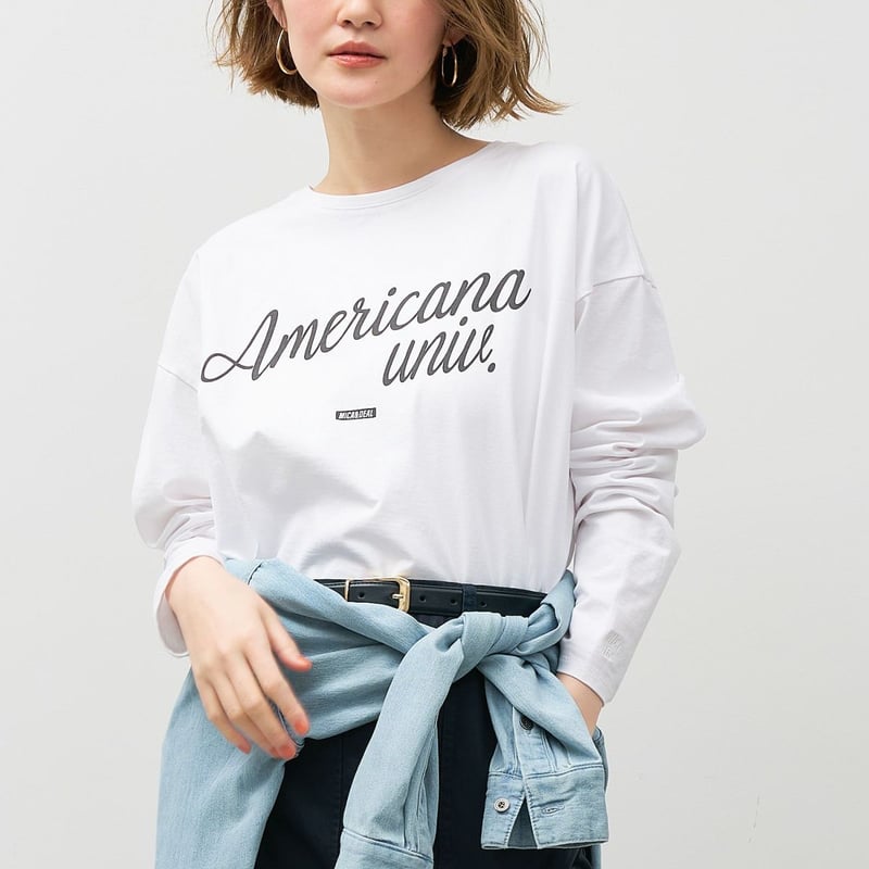 AMERICANAxMICA&DEAL】ロングスリーブ T-shirt | SLOW