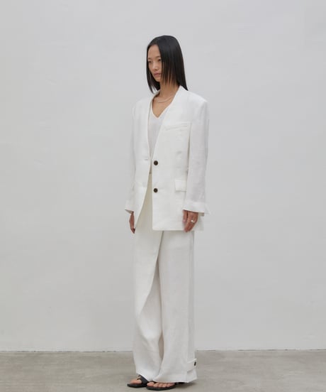 BLOSSOM RNEL LINEN OVER FIT JACKET