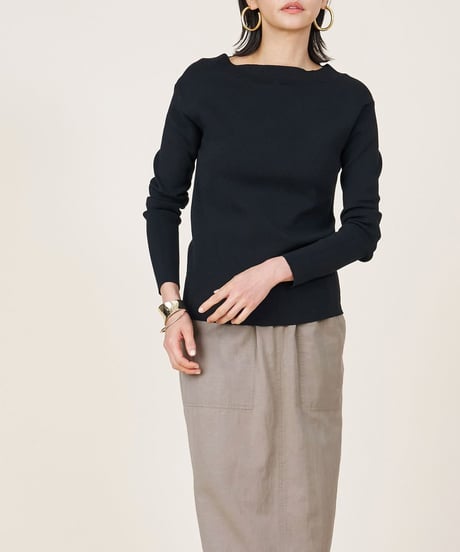 (marmors) boat neck knit pullover