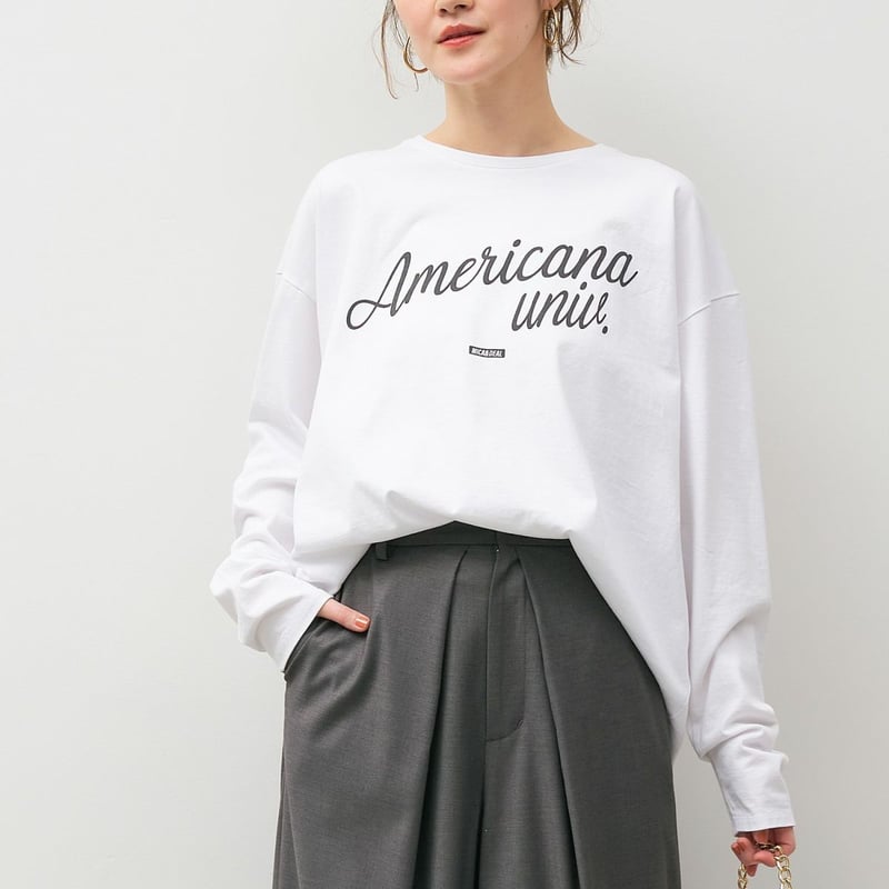 AMERICANAxMICA&DEAL】ロングスリーブ T-shirt | SLOW