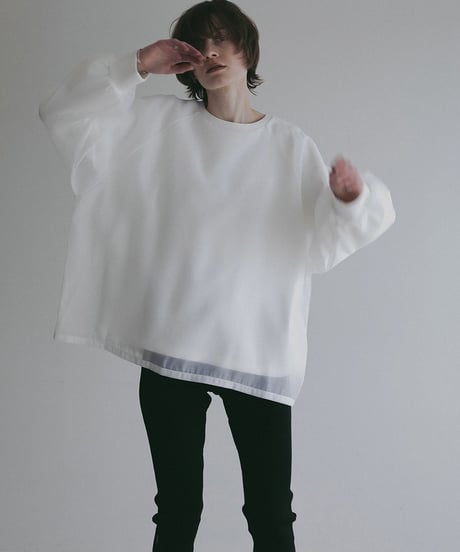 MANOF SHEER LAYERED CUT TOPS