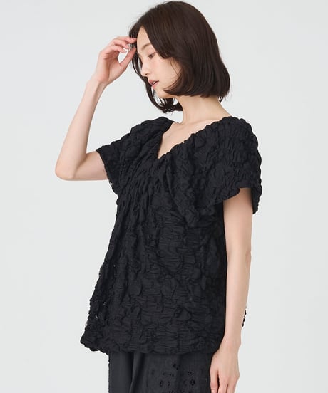 venit WAVE DOT TULLE BLOUSE