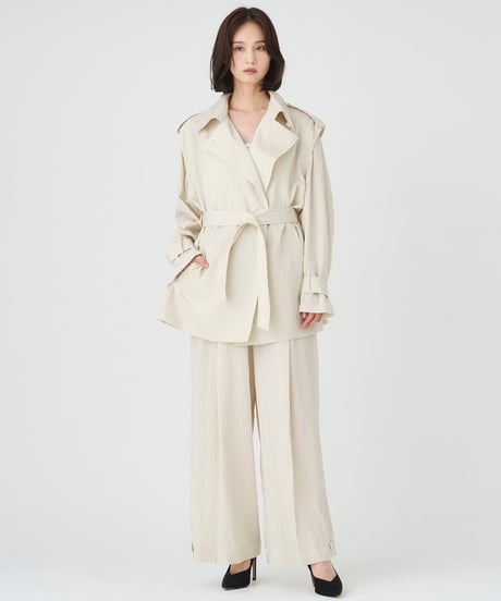 venit RECYCLENYLON*RAYON SHORT TRENCH COAT