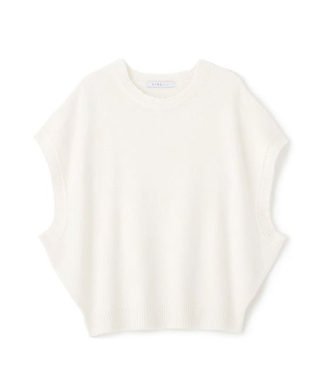 ETRETOKYO　ウールカシミヤスリーブレスニットプルオーバー