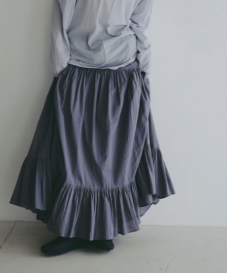ETRE  TOKYO エアリーコットンガーメントダイボリュームスカート