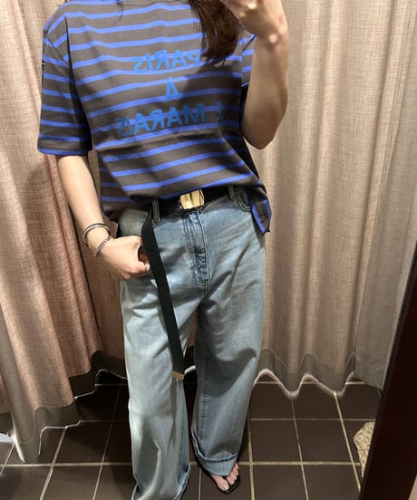 ボーダーロゴTシャツ
