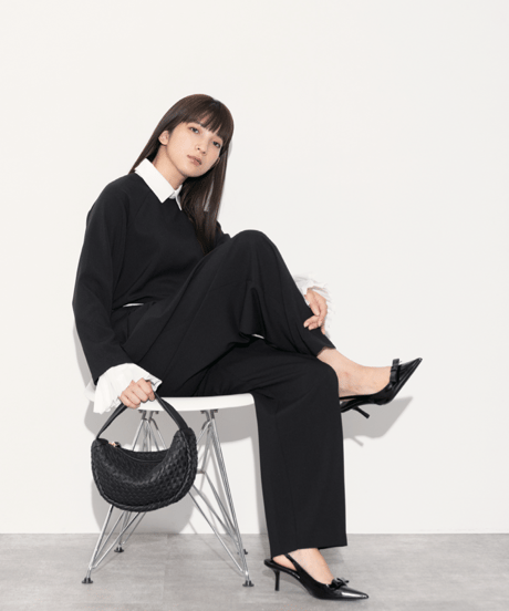 MARGAUX VINTAGE カフス付きブラウス