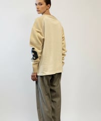 【受注】ANTHOM26AW 異素材切替ローゲージKnit