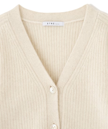【完全受注生産】ETRE TOKYO ホワイトヤクニットカーディガン