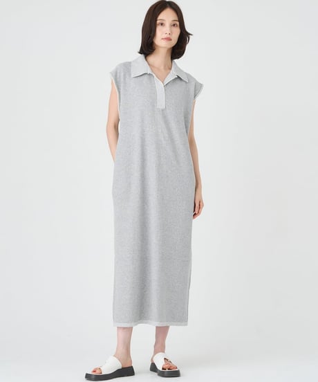 venit COTTON MINI BOUCLE KNIT DRESS