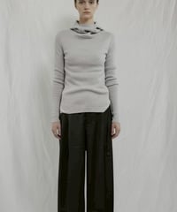 【受注】ANTHOM 26AW ウール混定番リブフーディー