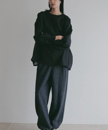 MANOF SHEER LAYERED CUT TOPS