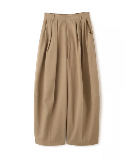 ETRE TOKYO ソフトコットンタックカーブパンツ