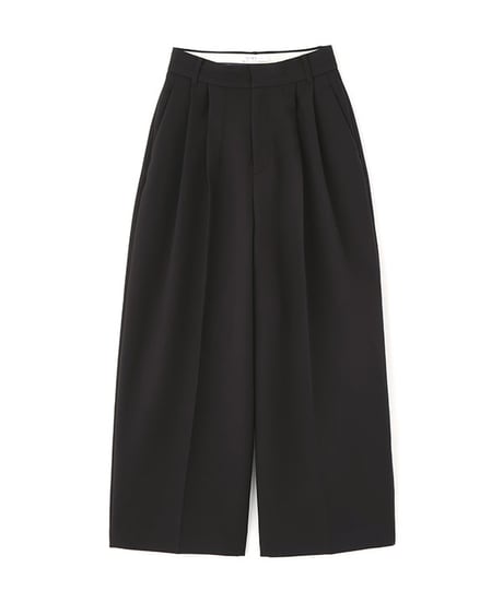 ETRE TOKYO　ダブルクロスハイウエストタックパンツ