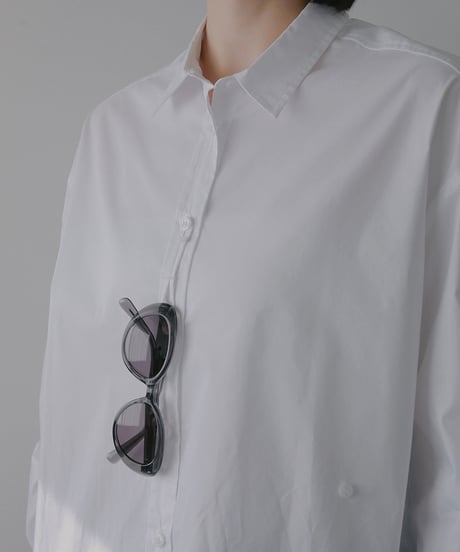 MANOF OVER SIZED 2WAY SHIRTホワイト