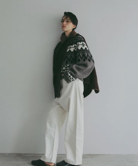 【完全受注生産】ETRE TOKYO ファインウェルコーデュロイワイドパンツ