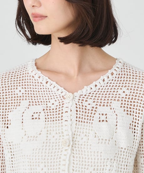 venit CROCHET KNIT JACKET