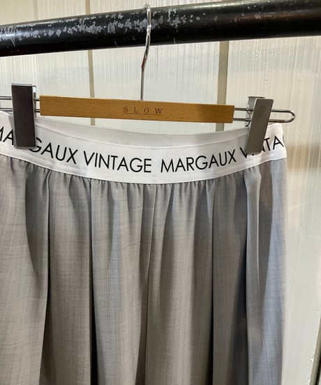 MARGAUX VINTAGE　ウエストロゴタックパンツ