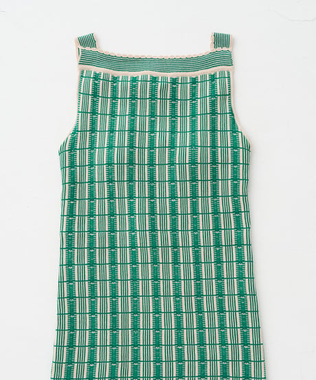 venit RETRO JACQUARD KNIT TANK TOP