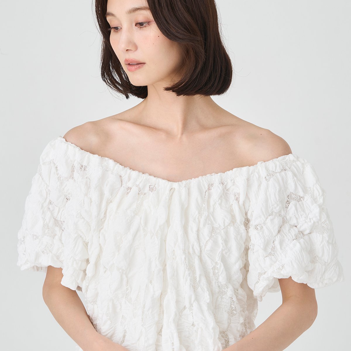 今期 venit WAVE DOT TULLE BLOUSE Tulle Neck-Tie Blouse | Nuuly