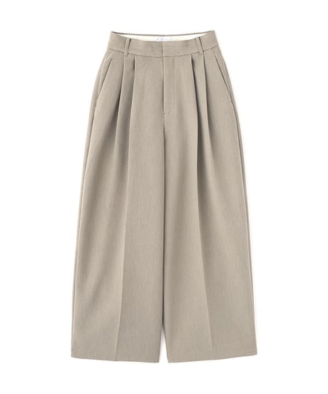ETRE TOKYO　ダブルクロスハイウエストタックパンツ