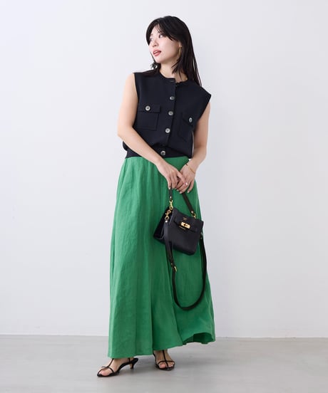 MICA&DEAL　クルーネックニットベスト
